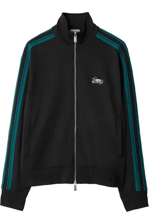 Burberry Logo-embroidered sports jacket