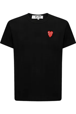 Comme des Garçons Logo-appliqué cotton T-shirt