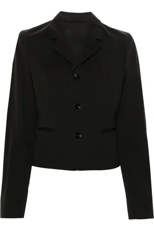 LEMAIRE Notched-lapels cropped blazer