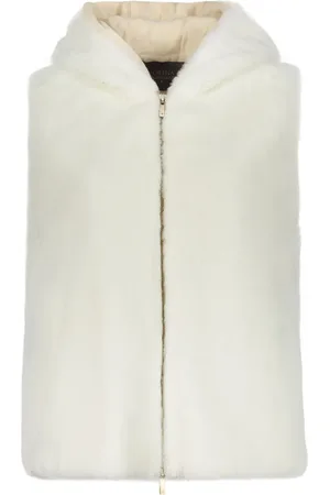 LORENA ANTONIAZZI Faux-fur waistcoat
