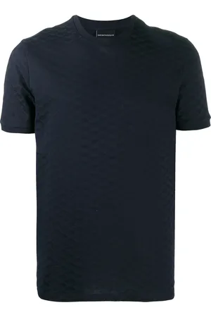 Emporio Armani Embossed logo cotton T-shirt