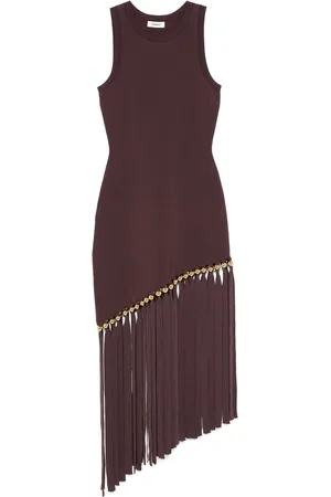 Sandro Fringed maxi dress