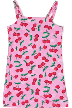 Chiara Ferragni Cherry-print spaghetti dress