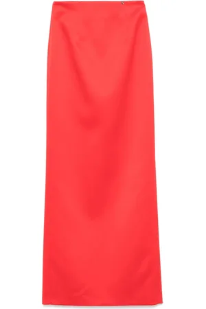 NISSA Satin maxi skirt