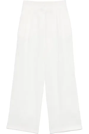 SEMICOUTURE Linen flared trousers