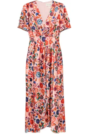 SALONI Lea midi dress
