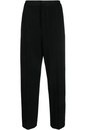 Missoni Chevron-knit straight-leg trousers