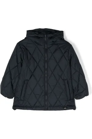 Aspesi Diamond-quilt hooded jacket