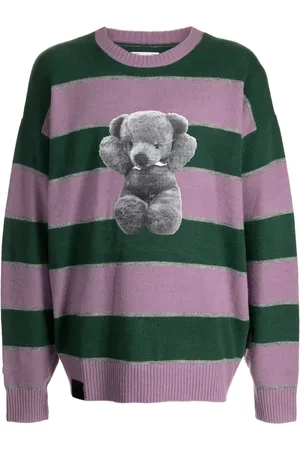 Izzue Striped crew-neck jumper