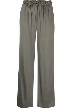 Paula Drawstring straight-leg trousers
