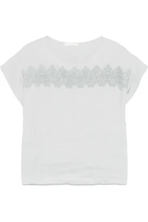 Maurizio Mykonos Lurex-detail blouse