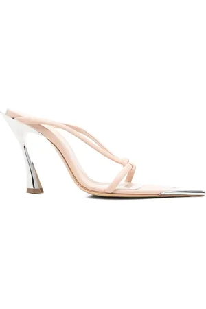 MUGLER 95mm leather knotted sandals