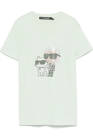 Karl Lagerfeld Rhinestone-embellished T-shirt