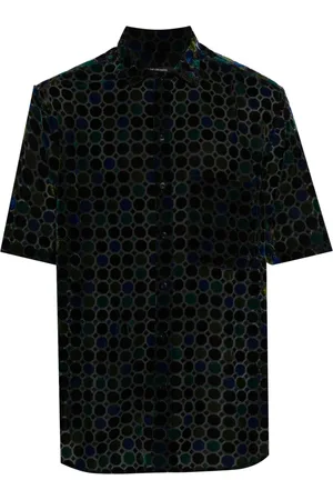 SONG FOR THE MUTE Stained Glass velvet shirt