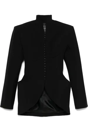 MUGLER Hook & eye sculptural jacket
