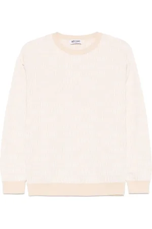 Moschino Monogram-jacquard sweater