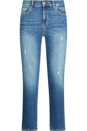 Liu Jo Rhinestone-embellished slim-cut jeans
