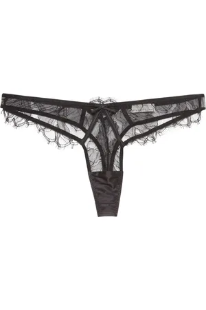 FLEUR DU MAL Sophia lace thong
