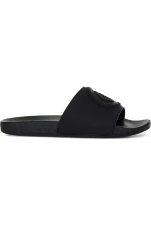 Roberto Cavalli Logo-embossed slides