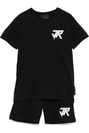 John Richmond Logo-print shorts set (set of two)