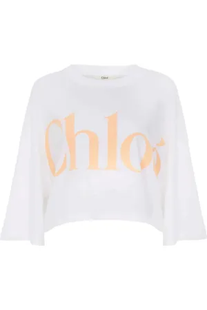 Chloé Cropped cotton t-shirt