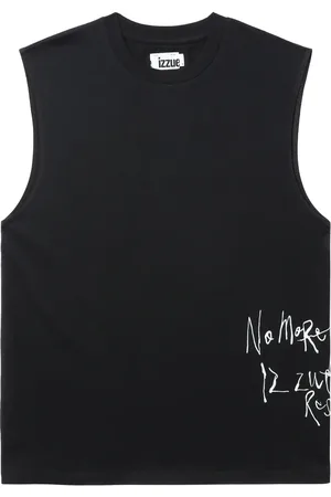 Izzue Graphic-print cotton vest