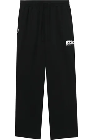 Izzue Logo-embroidery cotton track pants