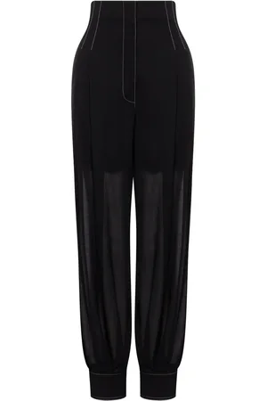 Serafini Semi-sheer tapered trousers