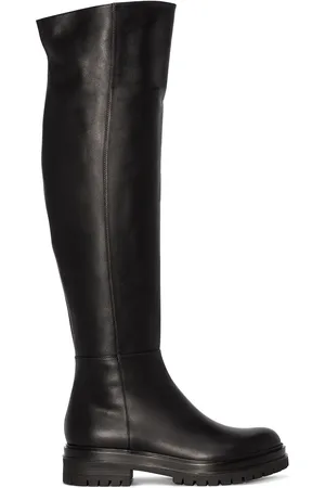 Gianvito Rossi Quinn leather thigh-high boots