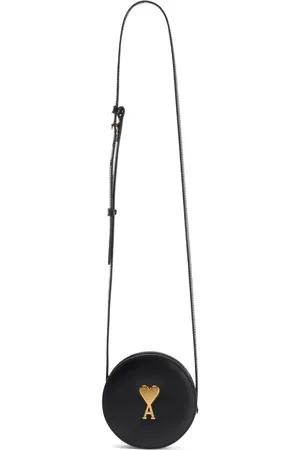Ami Logo-plaque round shoulder bag