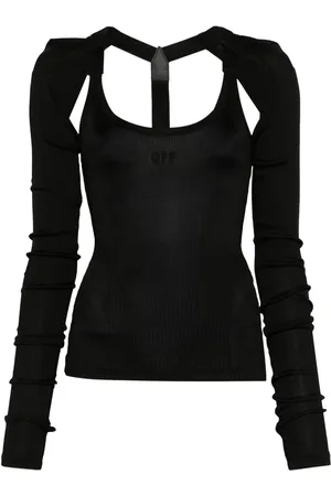 OFF-WHITE Logo-appliqué top