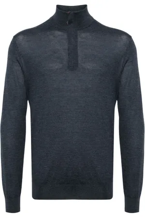 N.PEAL Regant FG half zip jumper