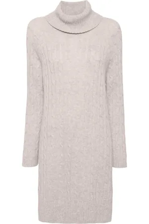 N.PEAL Cable-knit dress