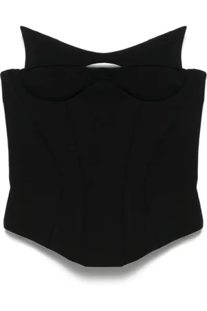 MUGLER Sleeveless corset top