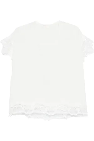 Maurizio Mykonos Corded lace-trim blouse
