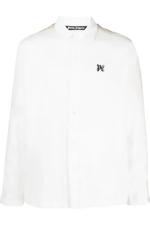 Palm Angels PA Monogram-print linen shirt