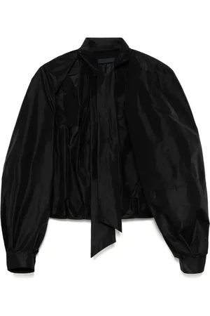 JUUN.J Scarf-detail volume blouse