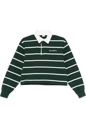Sporty & Rich Striped polo shirt