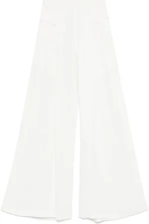 Maurizio Mykonos Lurex-detail palazzo pants