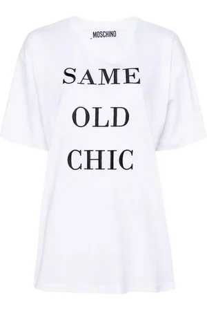 Moschino Logo-embroidered T-shirt