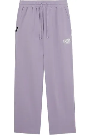 Izzue Logo-embroidery cotton track pants