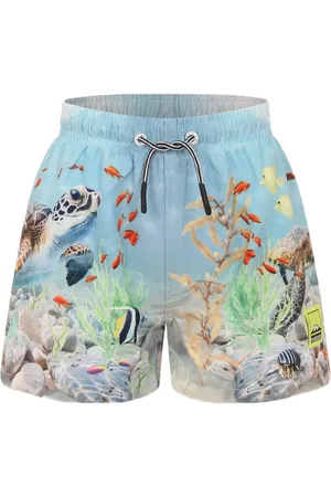 Molo Graphic-print swim shorts