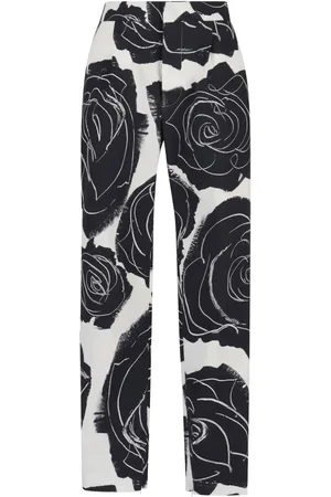 Marni Rose-print trousers
