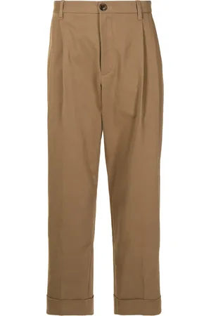 Ports V Turned-hem straight-leg trousers