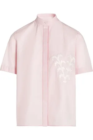 Giambattista Valli Floral-appliqué shirt