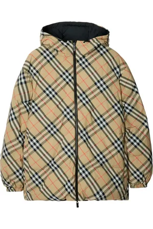Burberry Reversible check nylon puffer jacket