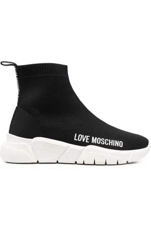Moschino Logo-print slip-on sneakers