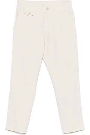 ELEVENTY Textured-finish trousers