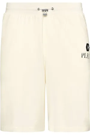 Philipp Plein Logo-appliqué track shorts
