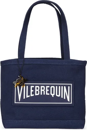 Vilebrequin Logo-appliquéd cotton beach bag